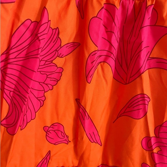 Orange and pink summer dress - Picture 2 of 3
